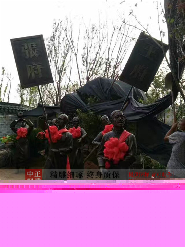 定做古代娶親銅像.jpg