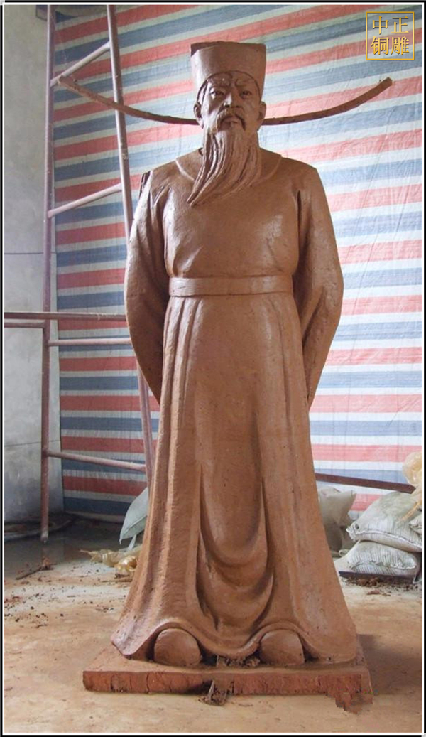 古代人物包青天人物銅雕塑.jpg