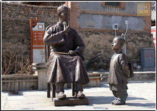 古代教書先生銅像鑄造.jpg