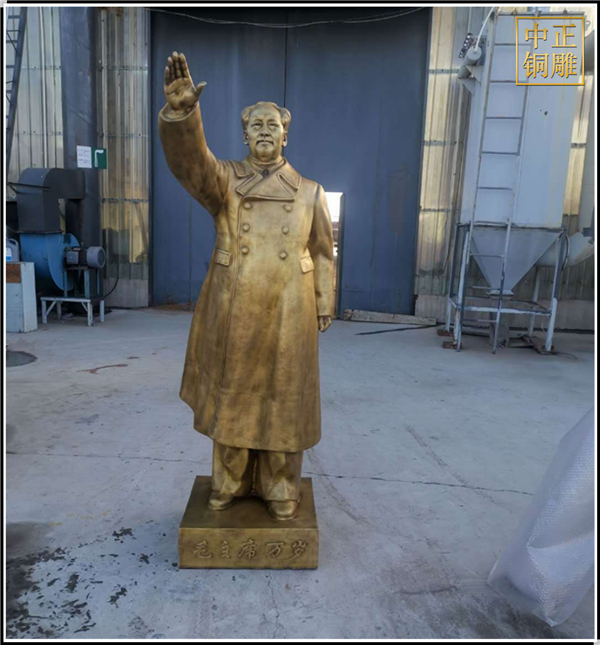 大型毛澤東銅雕塑鑄造.jpg