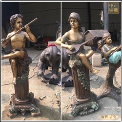 鑄造大型西方人物雕塑 