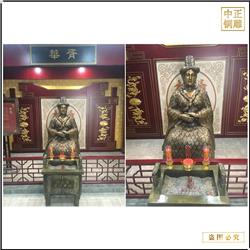 上古人物華胥銅雕塑鑄造