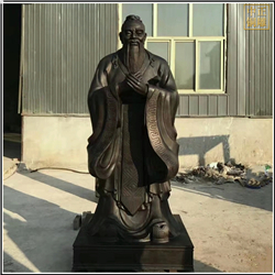 孔子人物雕像擺件
