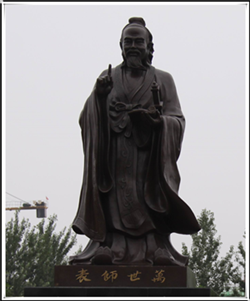 孔子鑄銅雕塑