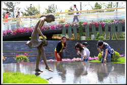 童趣人物雕塑批發